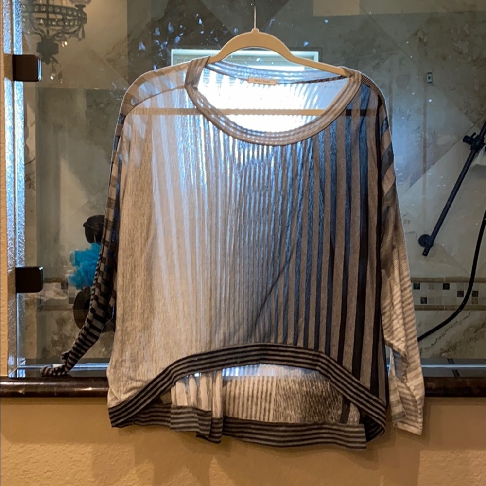 striped blouse
